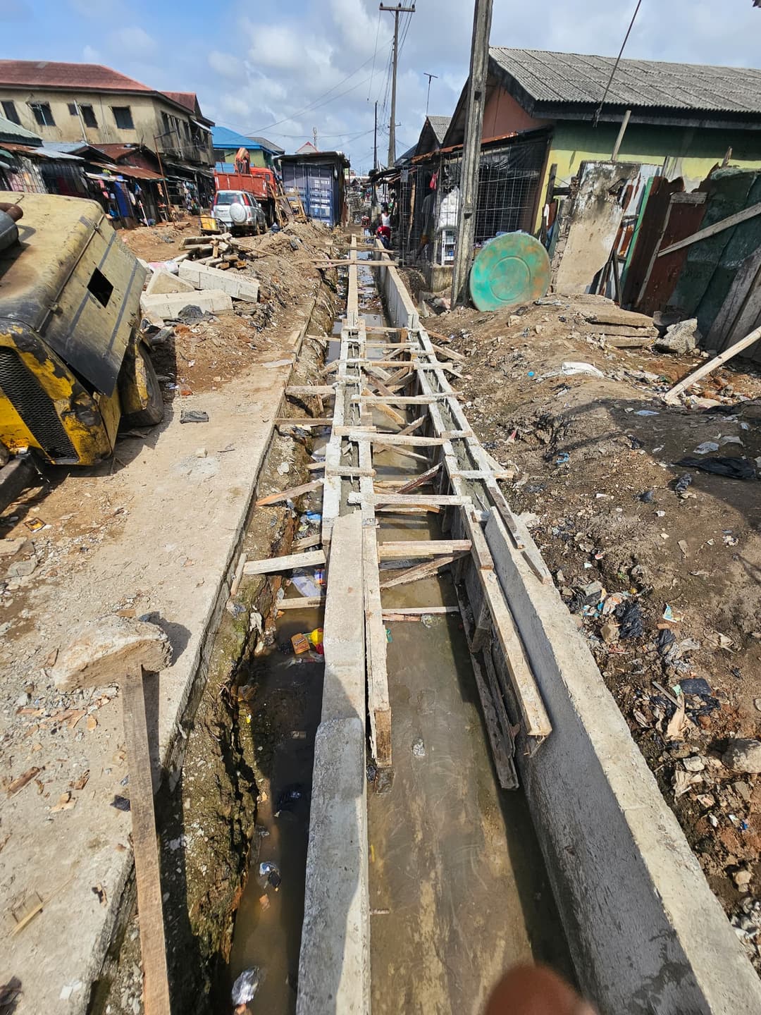 Construction of 2 Kilometers Drainage Work gallery 1