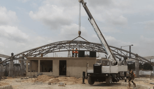 Construction of Yaba Bus Terminal