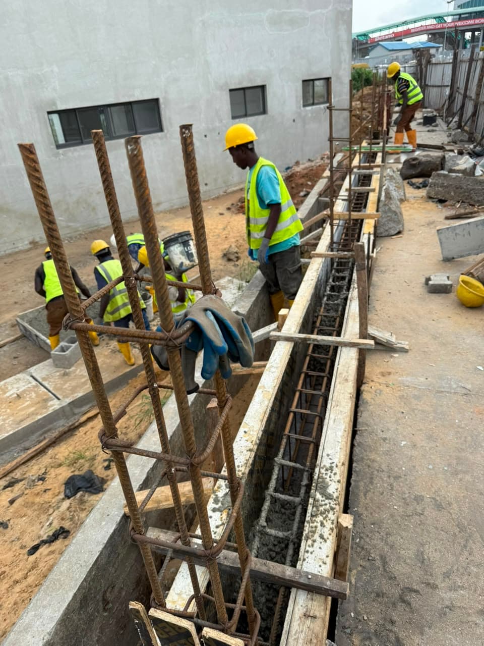 Construction of Retaining Wall Infrastructure gallery 3