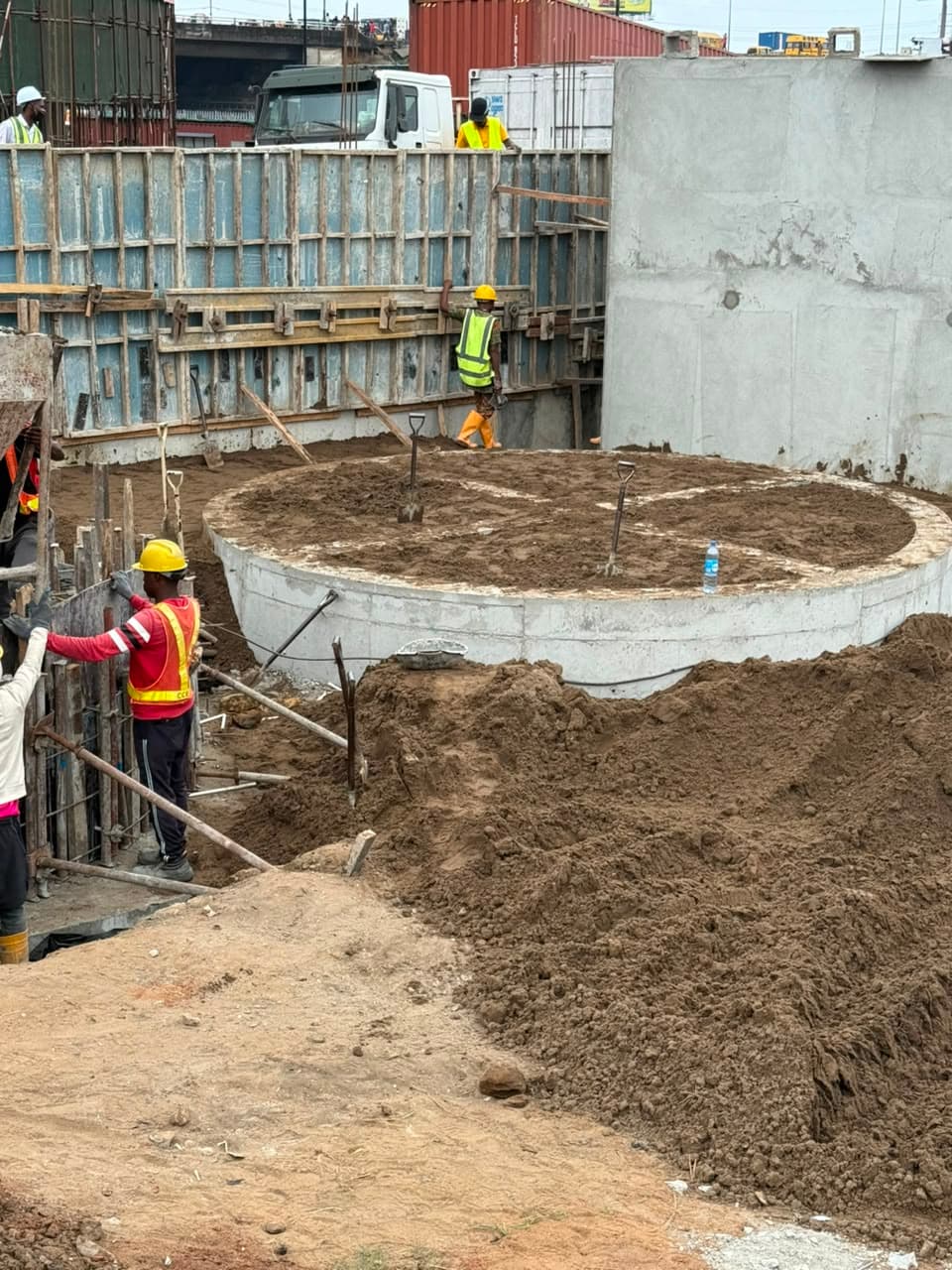 Construction of Retaining Wall Infrastructure gallery 2